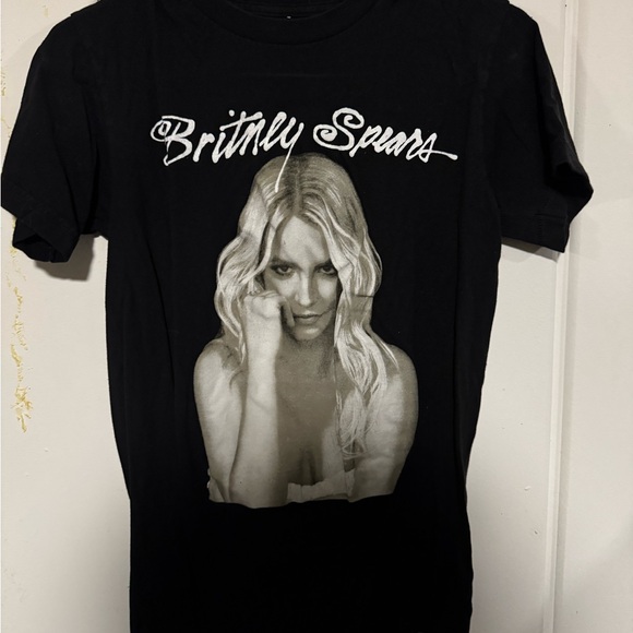 Britney Spears Black Short Sleeve Tee - Picture 1 of 4